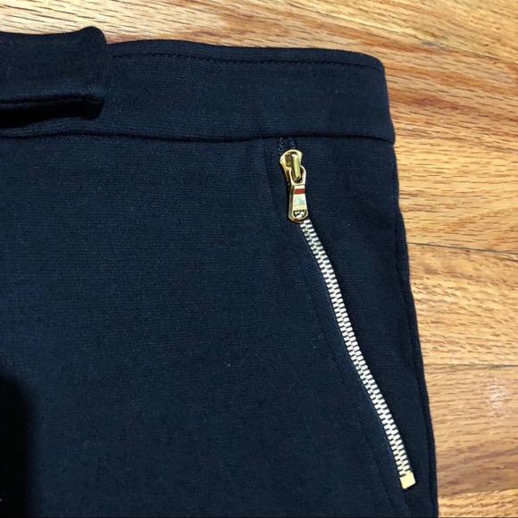 EMILIO PUCCI Black slacks Gold Exposed zippers 8 - Picture 3 of 5